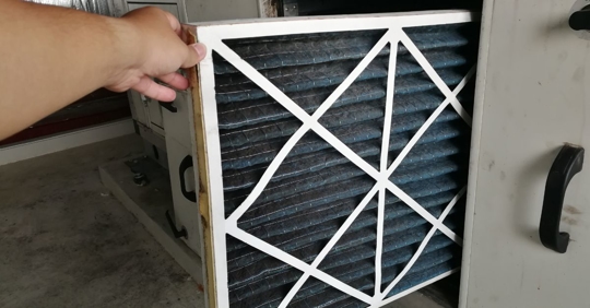 changing air filter